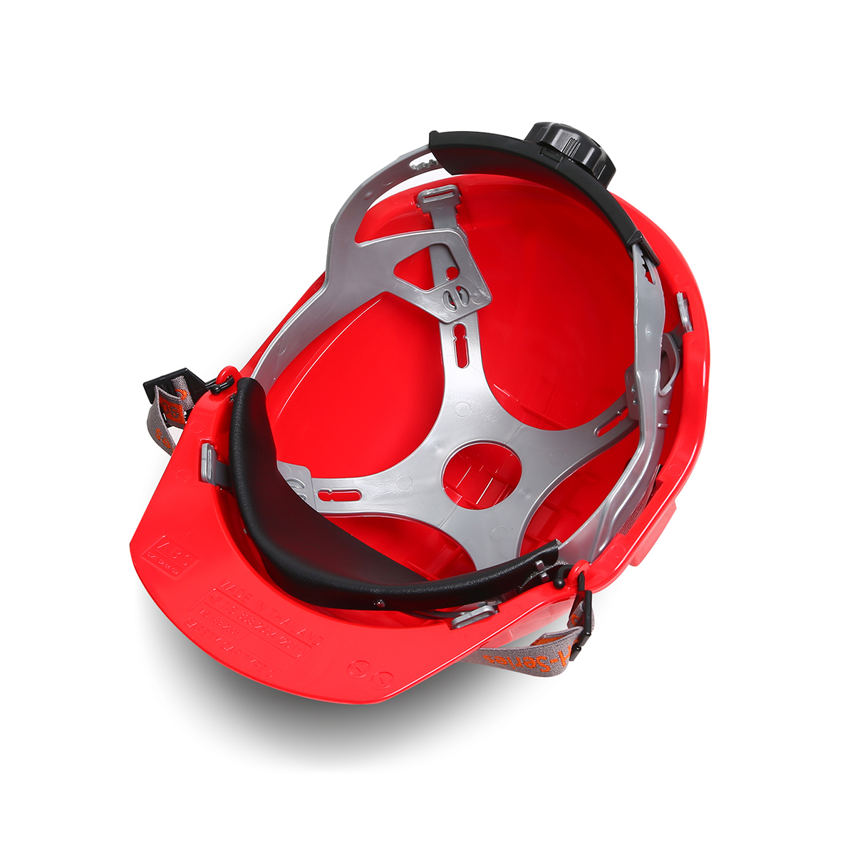 หมวกเซฟตี้ ABS รุ่น SS204 มอก. ปรับขนาดได้ สีแดง