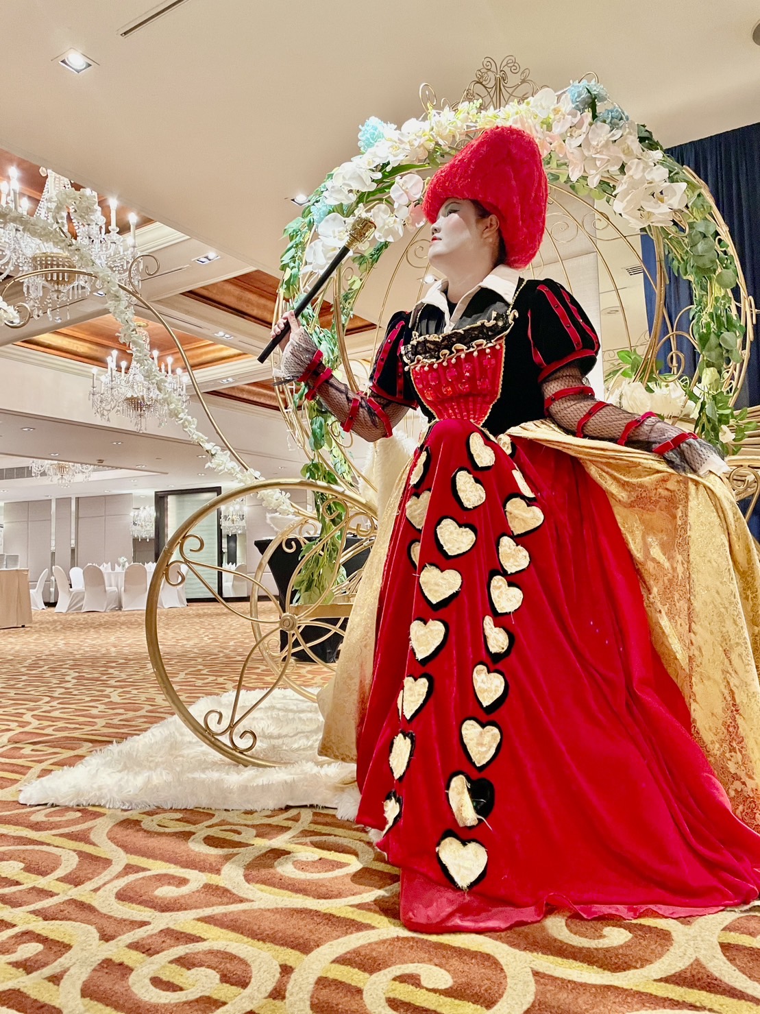 ชุดราชินีโพแดง / ชุดราชินีอิเรซเบธ / ชุด Red Queen @ อลิส อิน วันเดอร์แลนด์ / ชุดราชินีแดง / ชุดราชินีไพ่