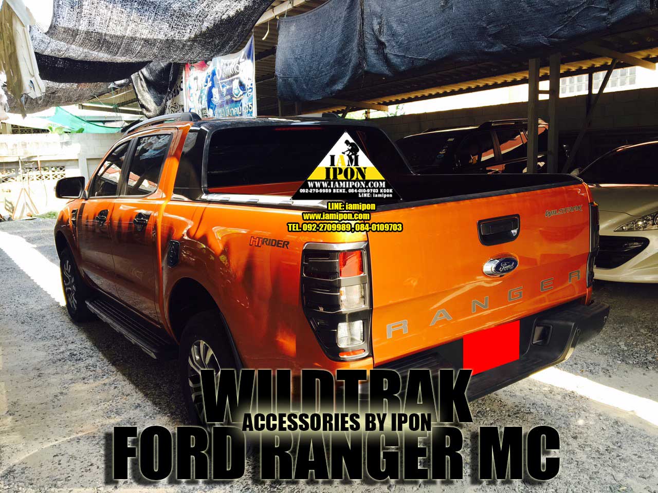 PLATE DOOR HANDLE FORD RANGER T6 - MC WILDTRAK เบ้ารองมือเปิดวายแทรกฟอร์ดเรนเจอร์ T6-MC