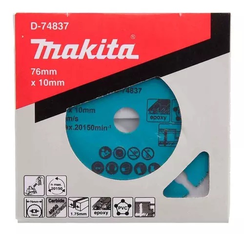 ใบเพชร3" ตัดพลาสติก ใช้กับเครื่องตัดอเนกประสงค์ DMC300 MAKITA D-74837