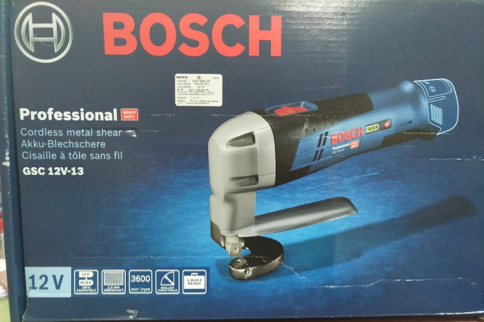กรรไกรตัดโลหะไร้สาย GSC12V-13 BOSCH SOLO