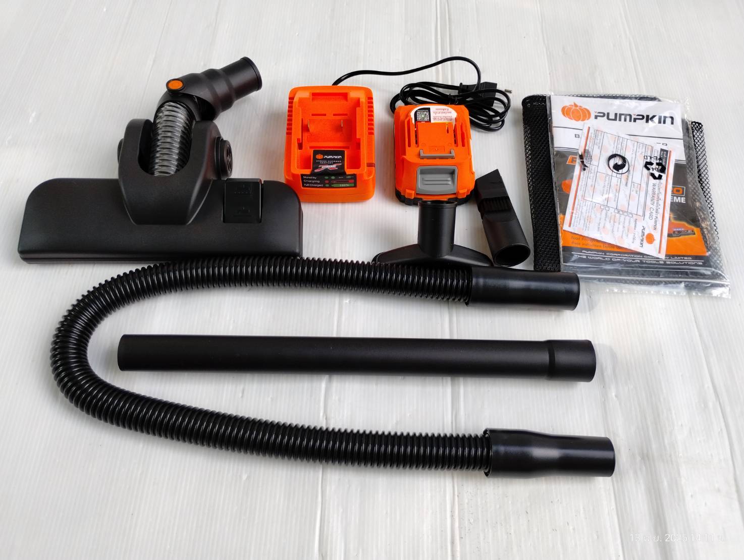 เครื่องดูดฝุ่น20V แบบมือถือ INF-H10VCB-201K-X20 PUMPKIN 50392