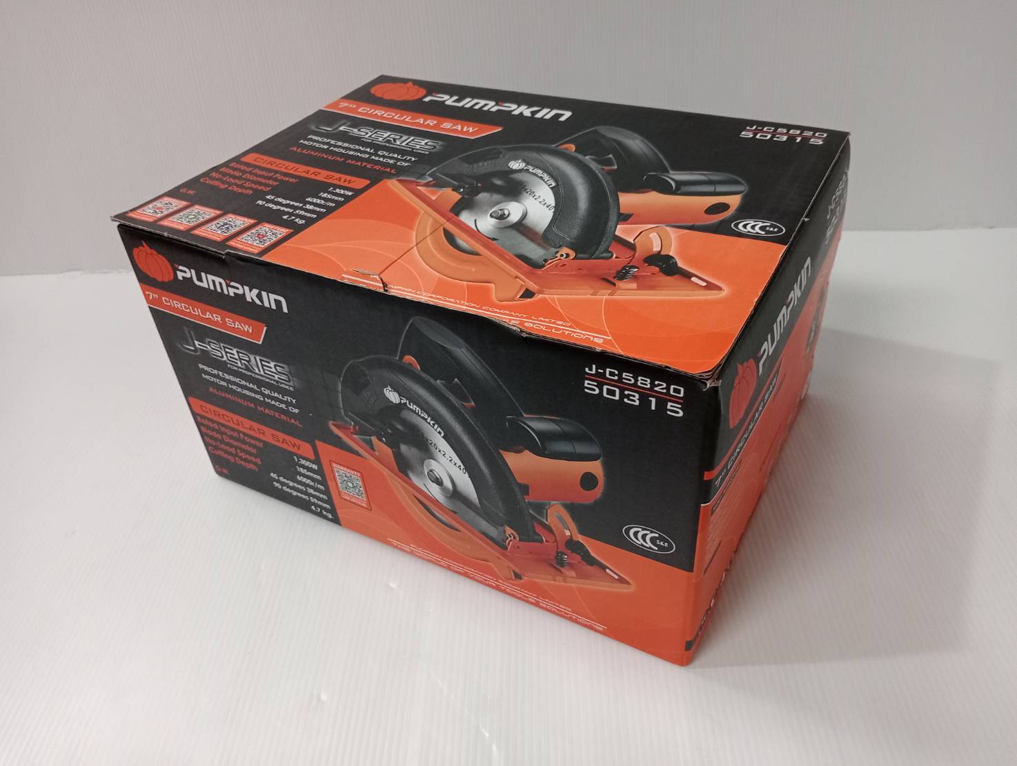 เลื่อยวงเดือน7" J-C5820 PUMPKIN #50315