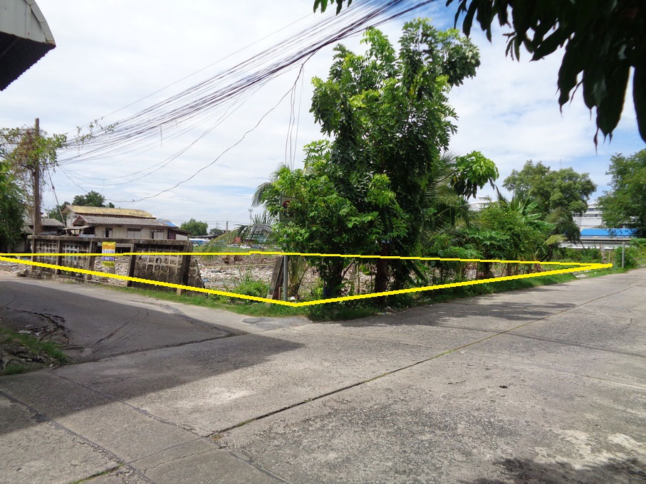 🚩 H1286 ขายที่ดิน 1 ไร่ แปลงหัวมุม ถนนจักกะพาก ตรงข้ามโรงพยาบาลสมุทรปราการ เข้าซอยเพียง 180 เมตร