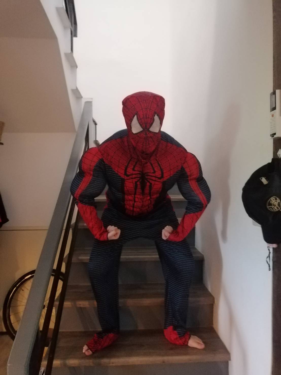 ชุดสไปเดอร์แมน แบบกล้าม