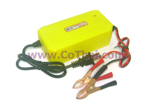 12v เครื่องชาร์จแบตเตอรี่ ปลั๊กจระเข้(ปลั๊กปากคีบ) ตะกั่วกรด/กึ่งแห้ง/แห้ง