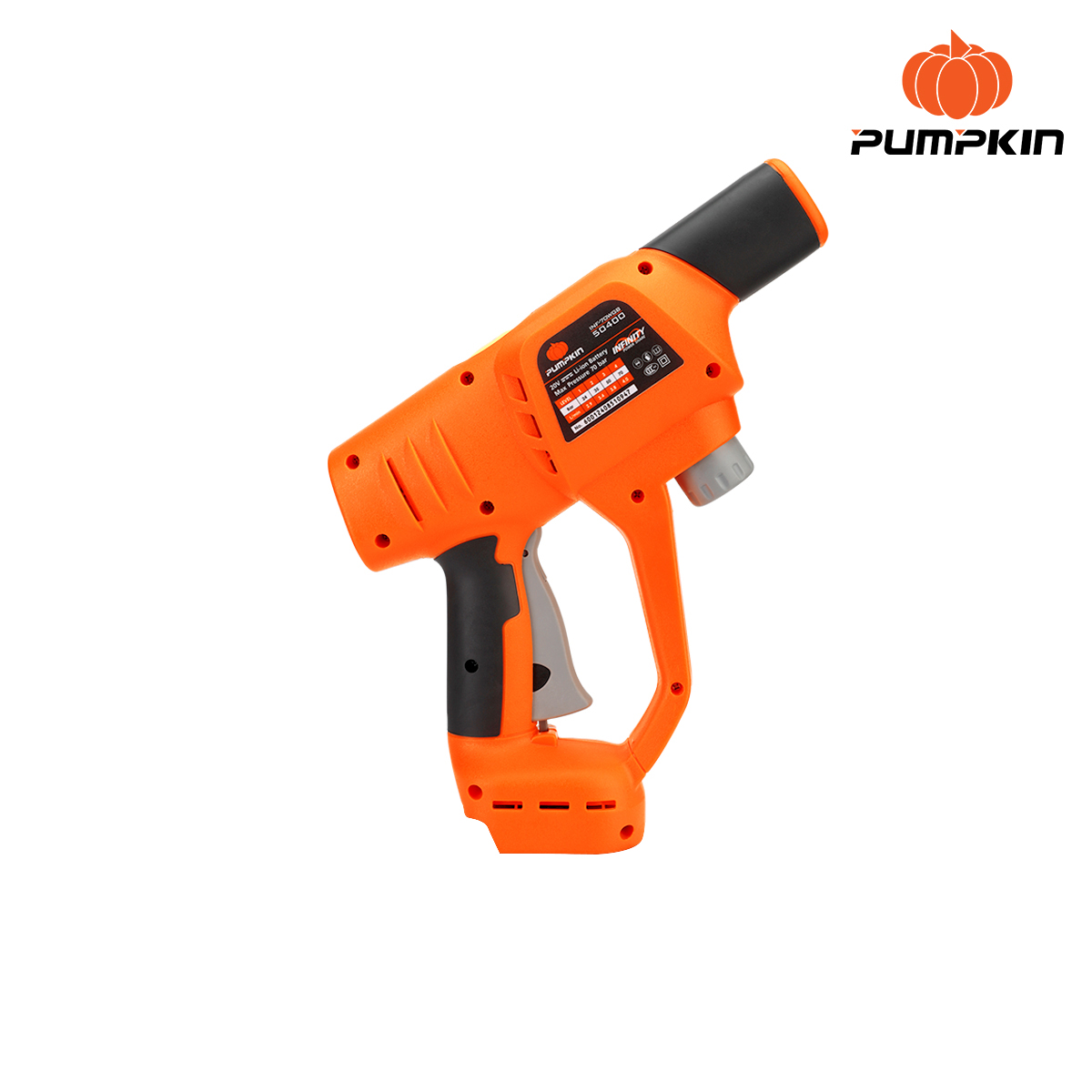 ปืนฉีดน้ำไร้สาย20V INF-70WGB PUMPKIN 50400 (เครื่องเปล่า)