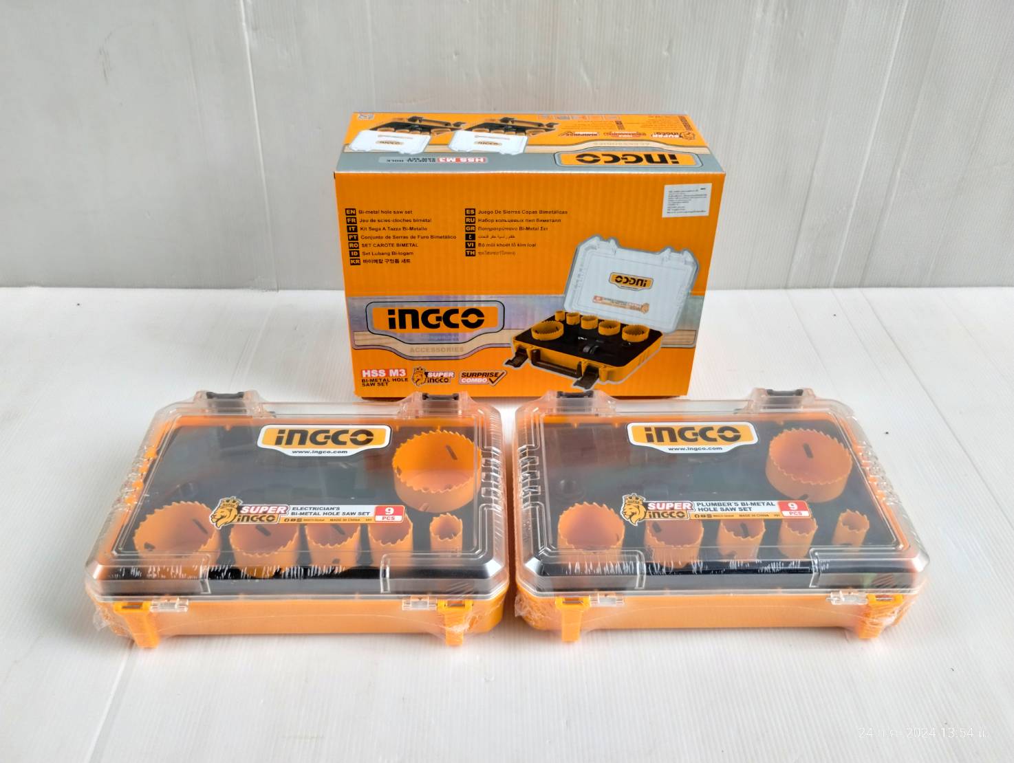 INGCO Combo Set ชุดโฮลซอว์ 18 ชิ้น AKH0021