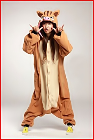 ชุดกวาง แบบพองลม