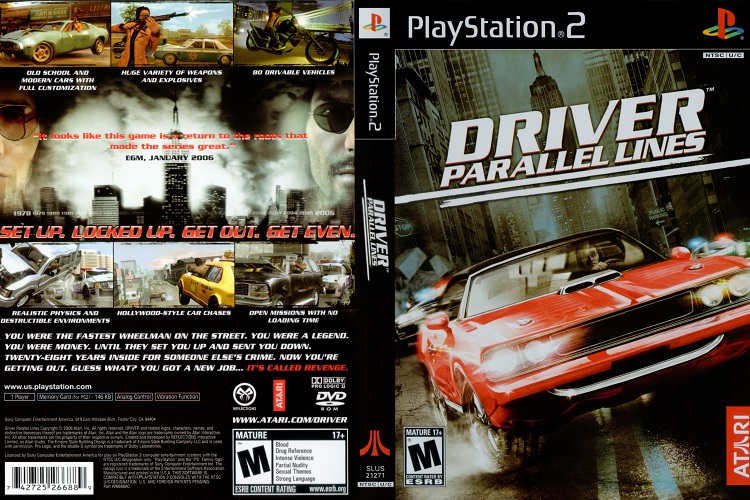 DRIVER PARALLEL LINES [US : DVD5 1 Disc]