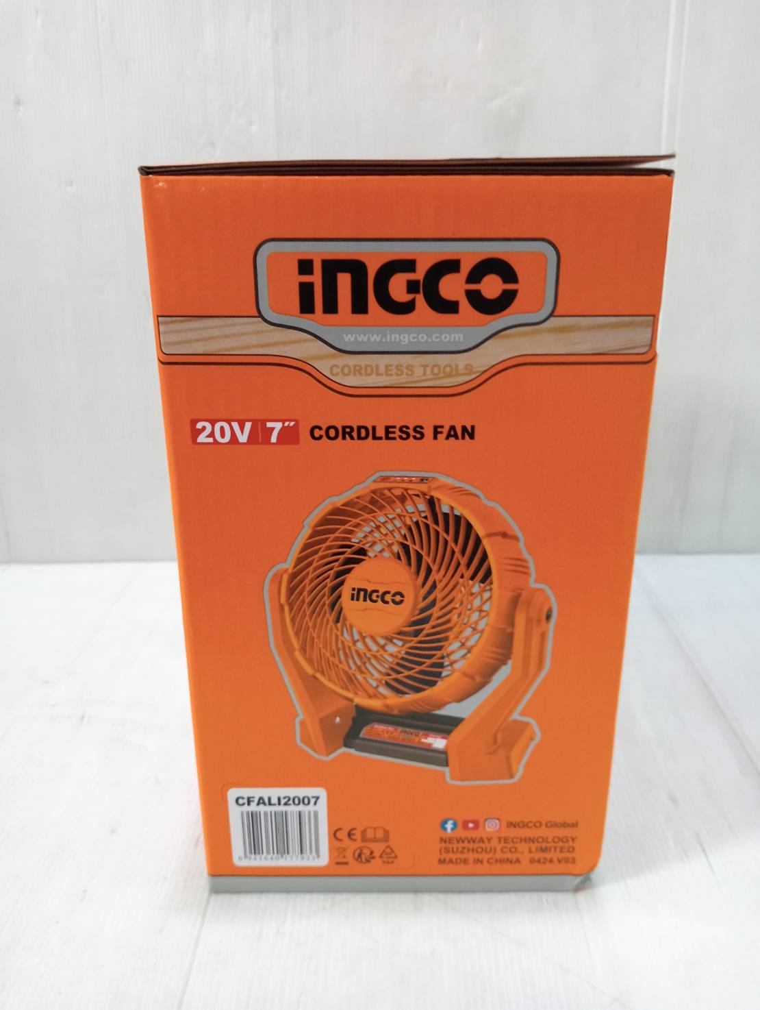 พัดลมไร้สาย7" 20V CFALI2007 INGCO (ตัวเปล่า)