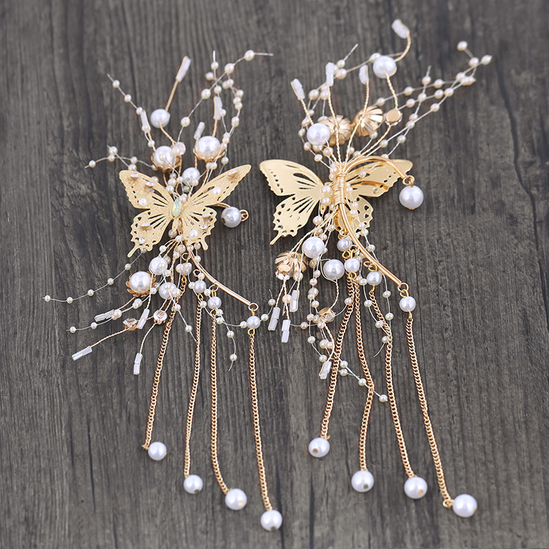 (พร้อมส่ง) Ear Cuff 005 จรหู จอนหู ผีเสื้อ ได้ทั้งคู่ เกี่ยวใบหู ใส่สวยๆ สวยงาม ทำจากโลหะสีทอง