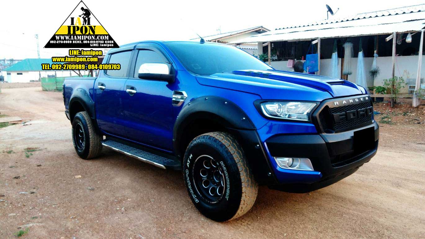 PLATE DOOR HANDLE FORD RANGER T6-MC FLATBLACK เบ้ารองมือเปิดดำด้านฟอร์ดเรนเจอร์ T6-MC