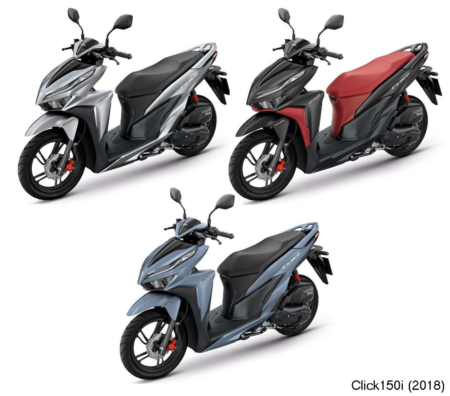 ภาพชุดสี Click150i (2018)