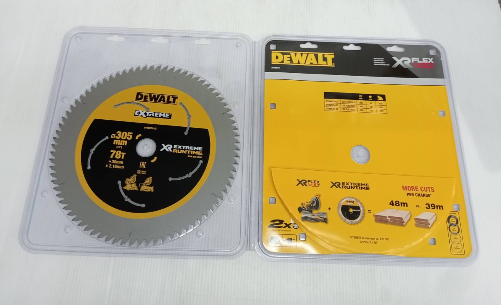 DEWALT ใบเลื่อยวงเดือน รุ่น DT99576 305mm 78T 12 นิ้ว