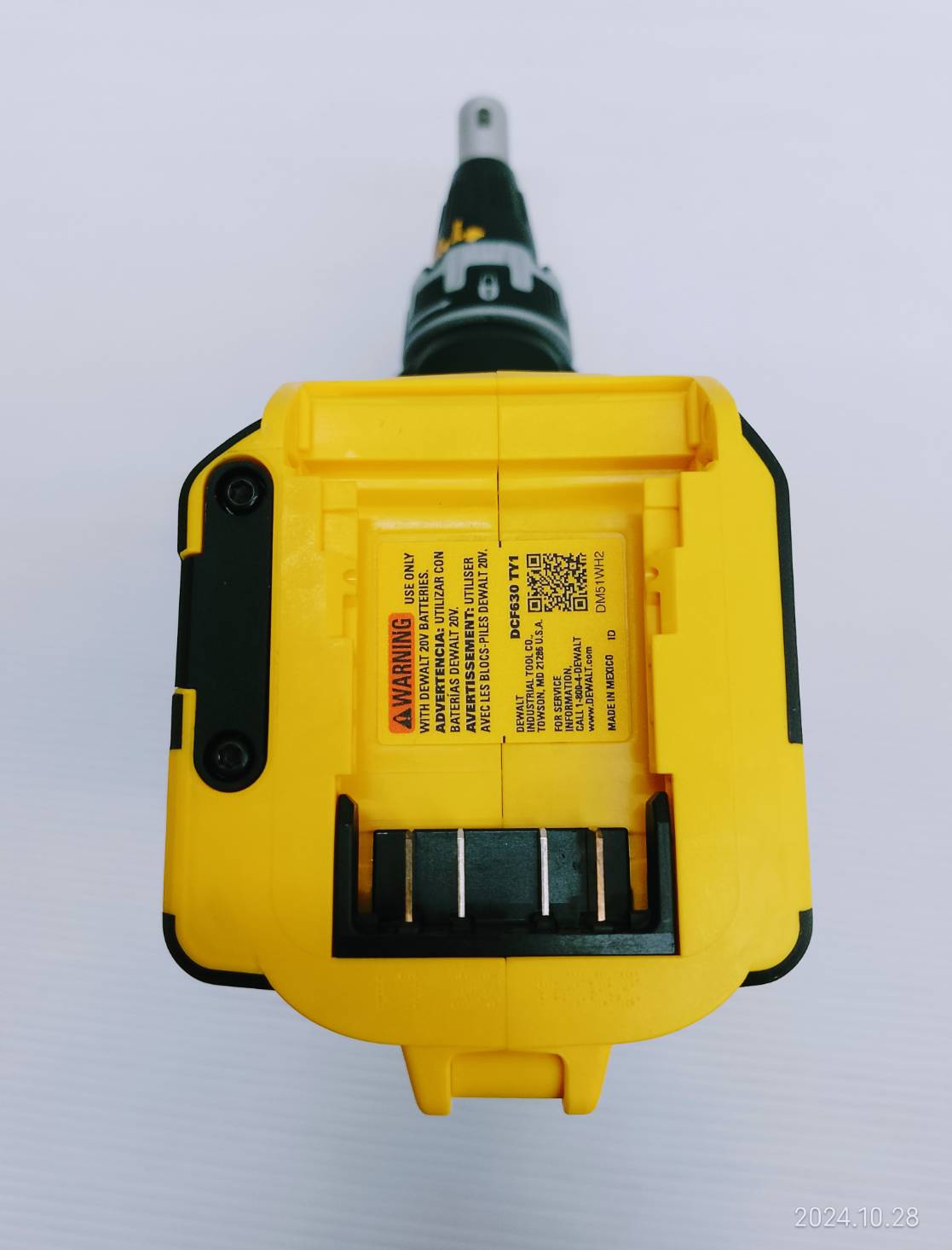 ไขควงไร้สาย20V DCF630B DEWALT (ตัวเปล่า)