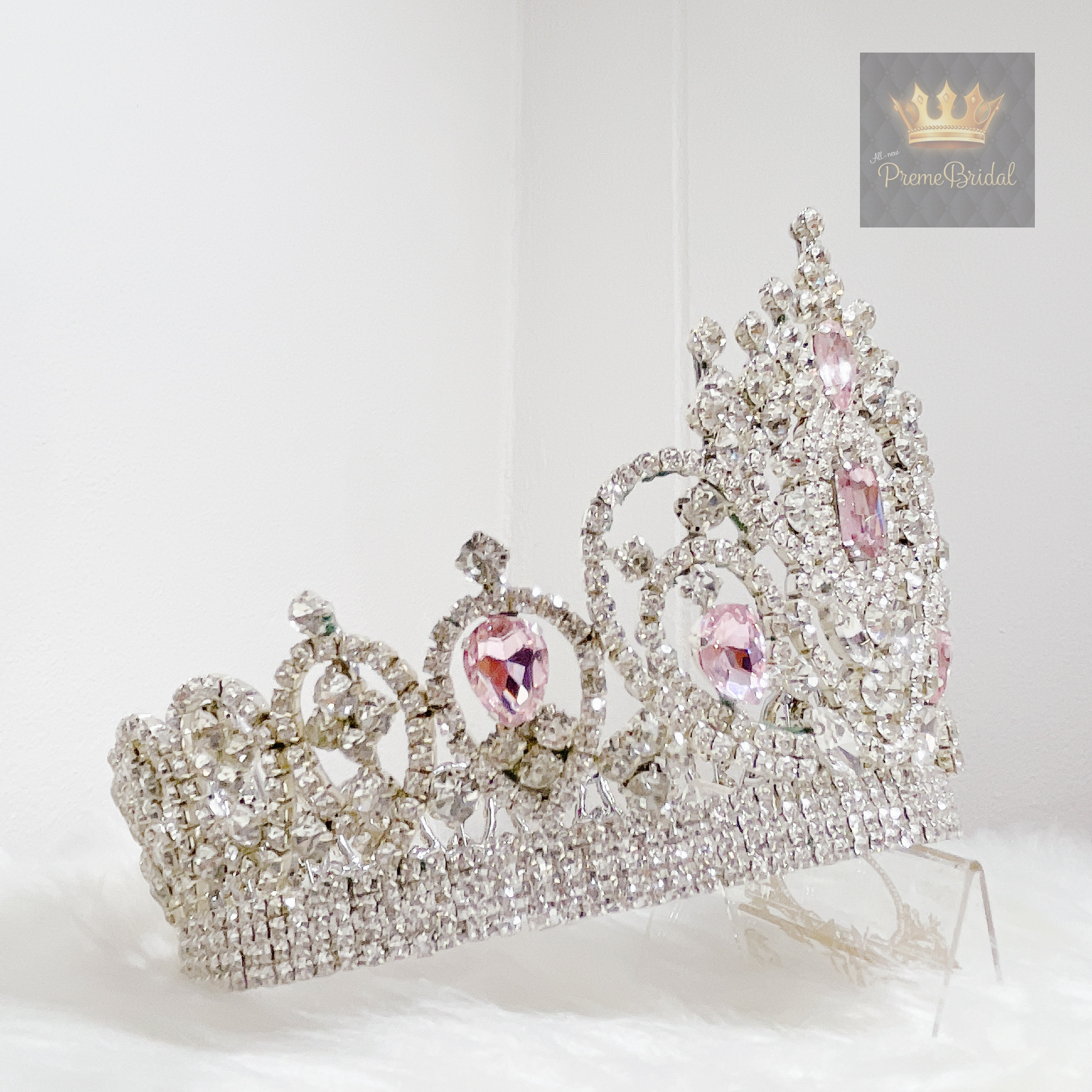 (พร้อมส่งจากไทย) มงกุฏ 113 มงกุฎนางงาม งานเพชรหนามเตย