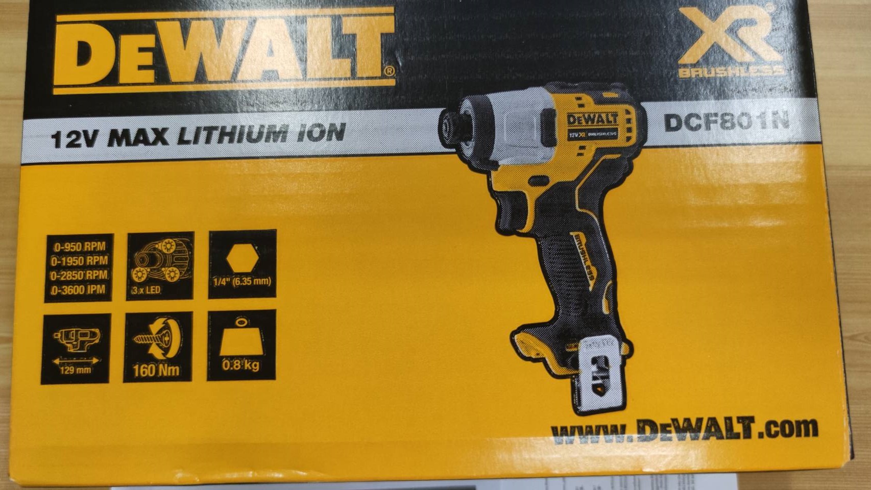 ไขควงกระแทก12V DCF801N DEWALT