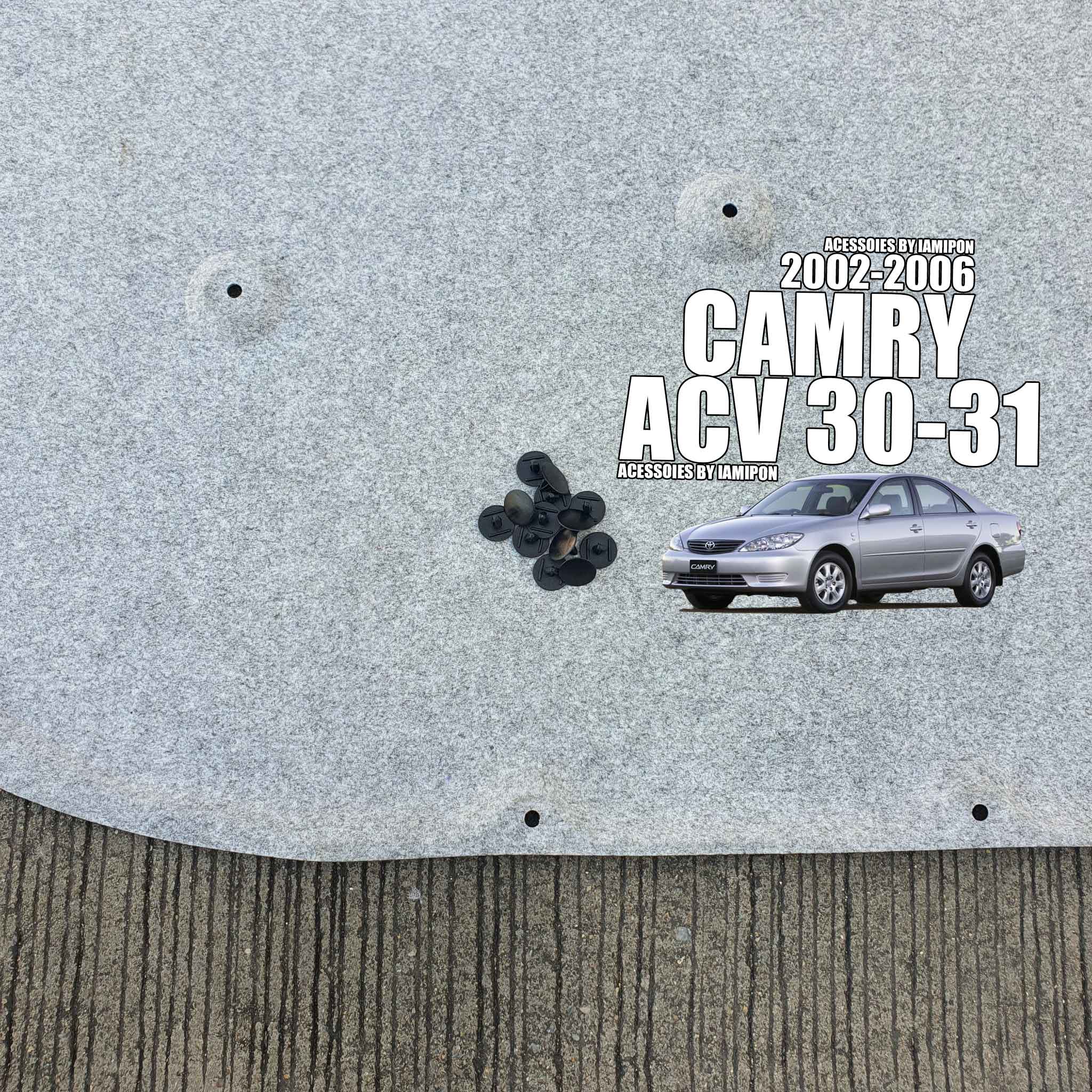 แผ่นกันความร้อนฝากระโปรงหน้า TOYOTA CAMRY ACV 30-31 2002-2006