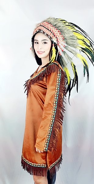 ชุดอินเดียแดงหญิง