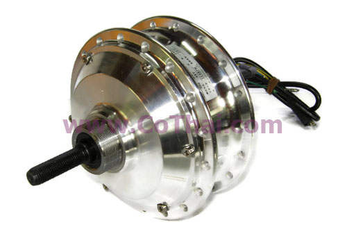 ฮับมอเตอร์ ดุมล้อ 240w 48v BLDC เงิน รถจักรยานไฟฟ้า