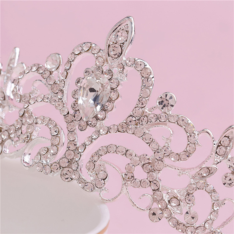 SET009 เครื่องประดับ 3 ชิ้น มงกุฎ สร้อยคอ ต่างหู จัดเซทสวยงาม สินค้าพร้อมส่งจากไทย