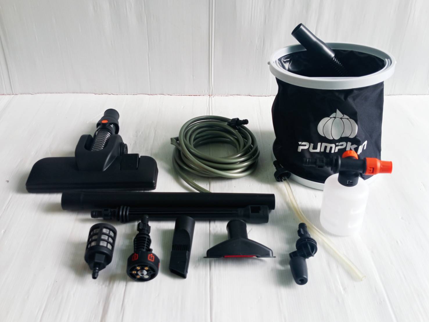 Combo ชุดดูดฝุ่น+เครื่องฉีดน้ำแรงดันสูง20V INF-HVCWG-422CK-X20 PUMPKIN 50393