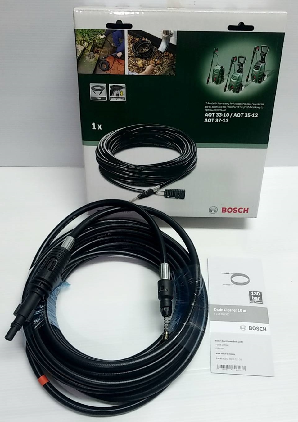 สายทำความสะอาดท่อความยาว10m. BOSCH #F016800362