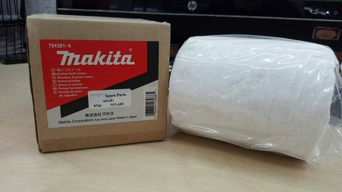 ลูกขัดผ้าขาว#120 MAKITA