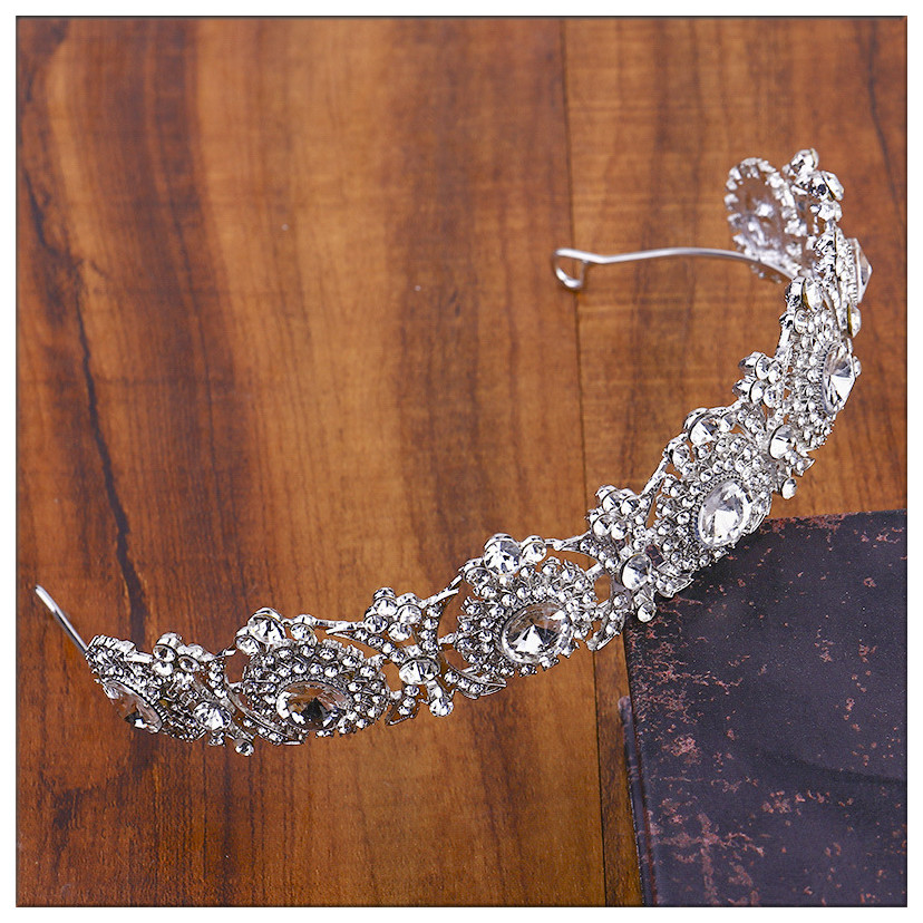 (พร้อมส่ง) เทียร่า 217 สีเงิน มงกุฎนางงาม มงกุฎเจ้าหญิง งานสวย ปราณีต QCเพชรทุกเม็ด สินค้าพร้อมส่งจากไทย