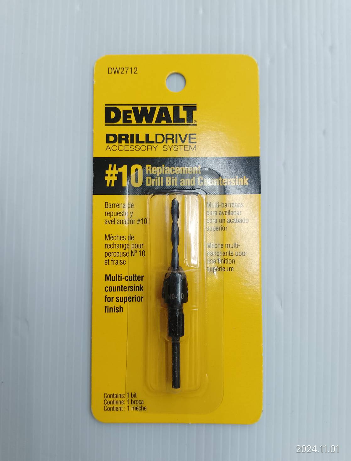 DEWALT ดอกเคาเตอร์ซิงค์ 10mm. DW2712