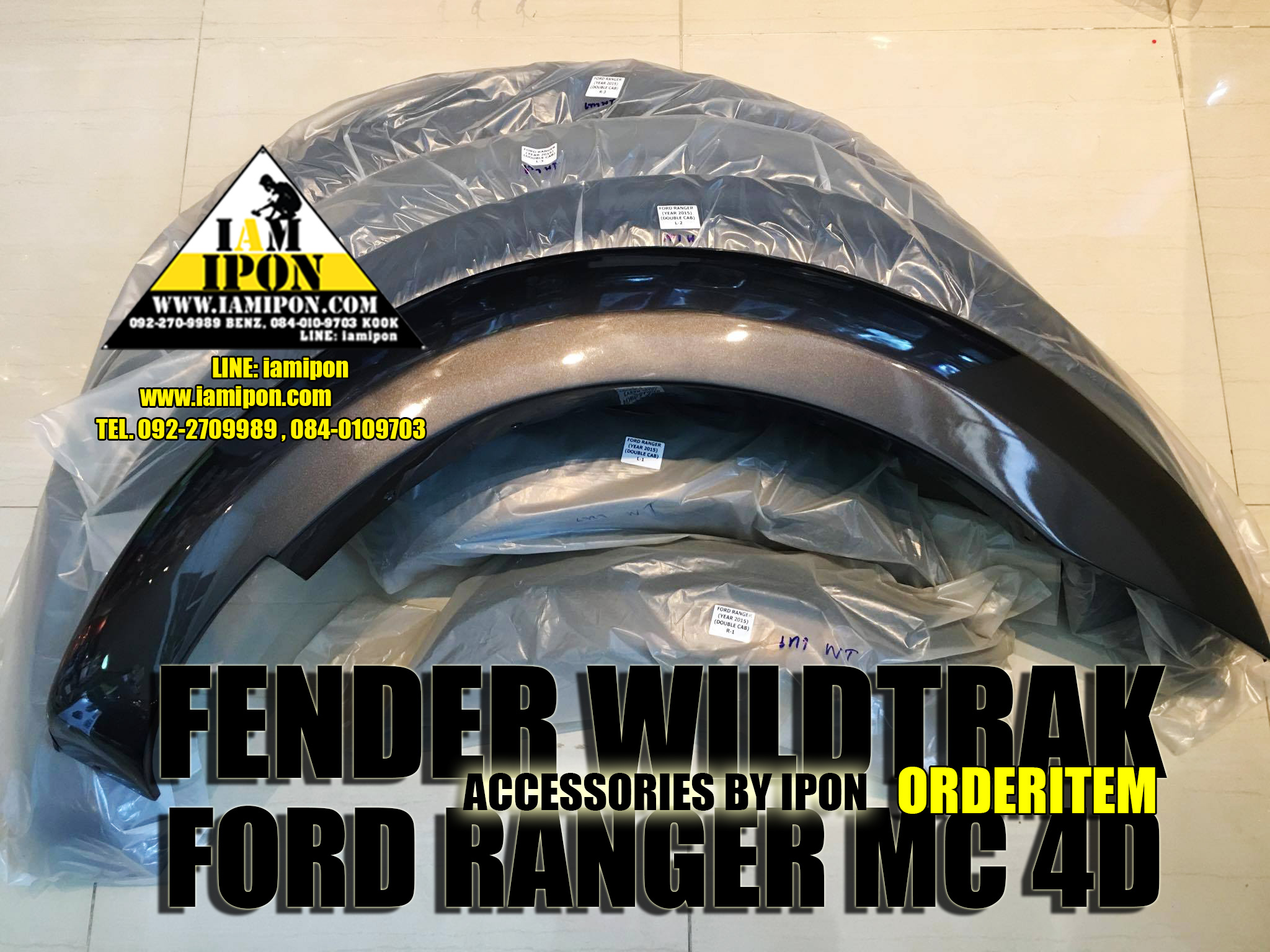 FENDER 6 " FORD RANGER MC WILDTRAK คิ้วล้อ 6 " ไวล์ดแทรกฟอร์ดเรนเจอร์ MC