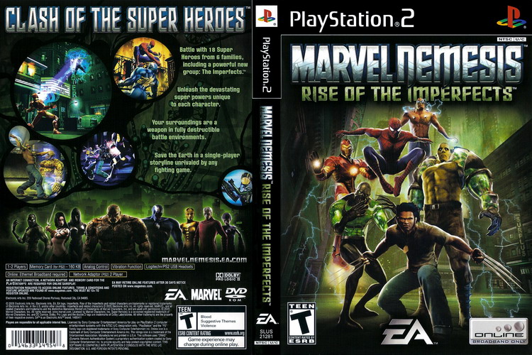 MARVEL NEMESIS RISE OF THE IMPERFECTS [US : DVD5 1 Disc]