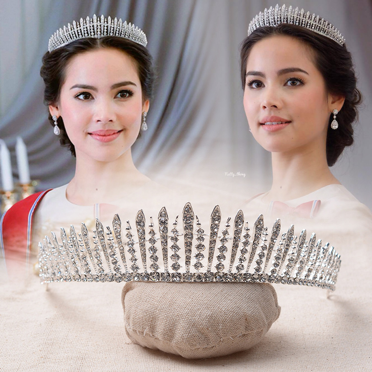 (พร้อมส่ง) เทียร่า 046 เทียร่าเจ้าสาว มงกุฎเจ้าสาว มงกุฎเจ้าหญิง งานสวยพรีเมี่ยม ส่งจากไทย QC เพชรทุกเม็ด