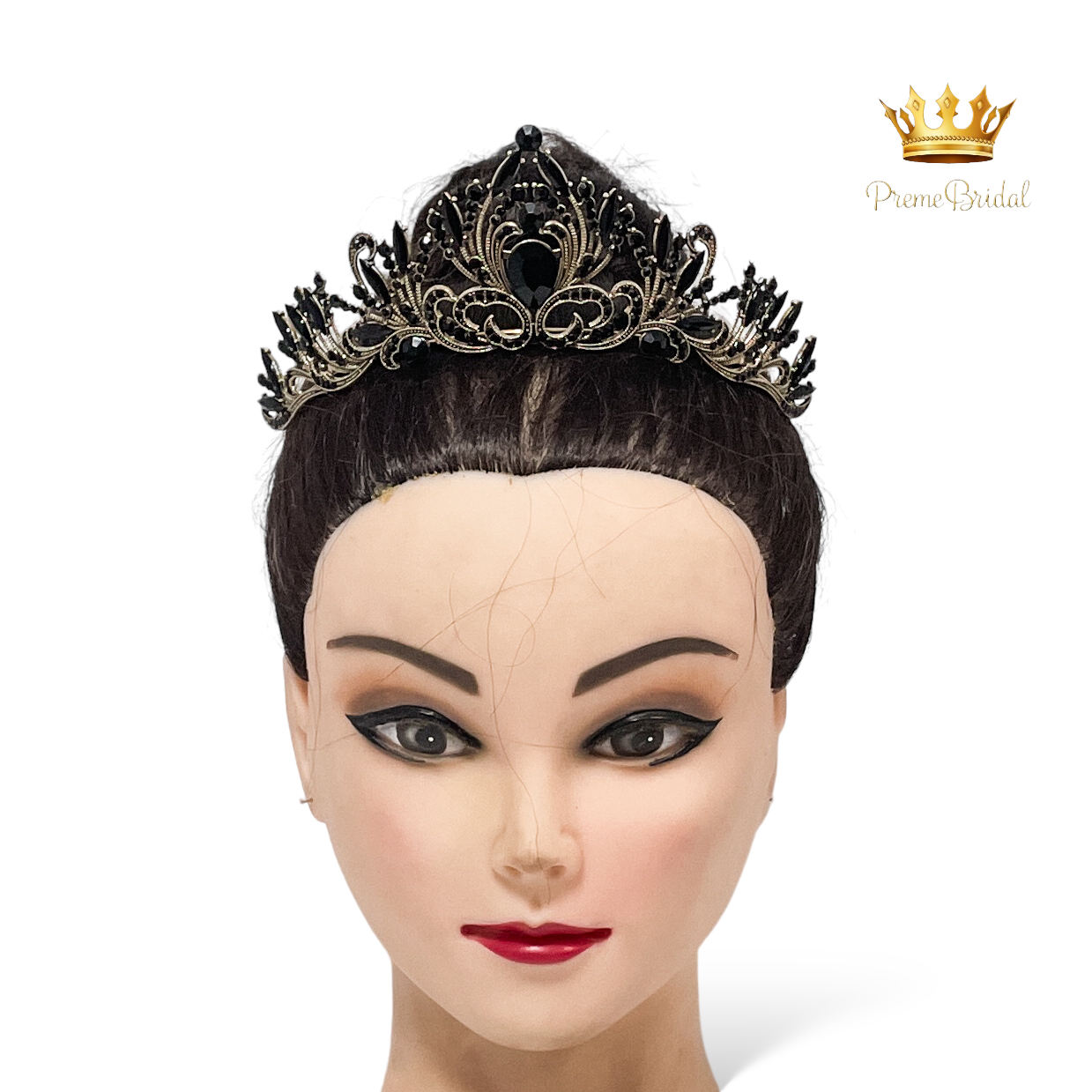 (พร้อมส่ง) มงกุฎสีดำ 331 มงกุฎนางงาม งานสวย ปราณีต QCเพชรทุกเม็ด สินค้าพร้อมส่งจากไทย