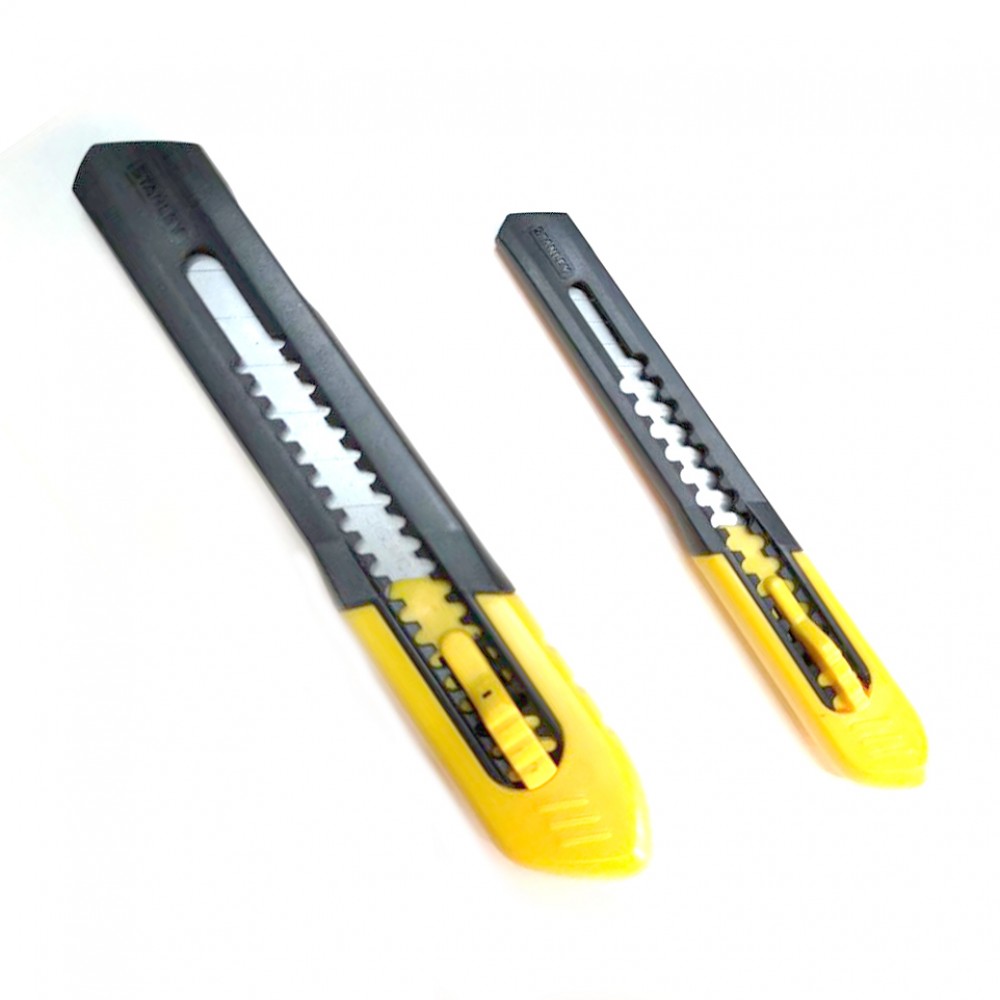 มีดคัตเตอร์ แพคคู่ 18มม.+9มม. 10-202 STANLEY