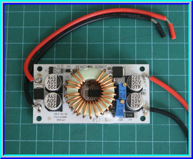 1x วงจรสเตปอัพ บูสท์ CC CV 250W 10A คอนเวอเตอร์