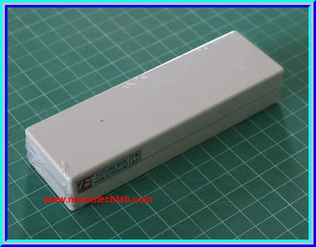 1x กล่อง FB02 สีขาว ขนาด 37x120x21 mm