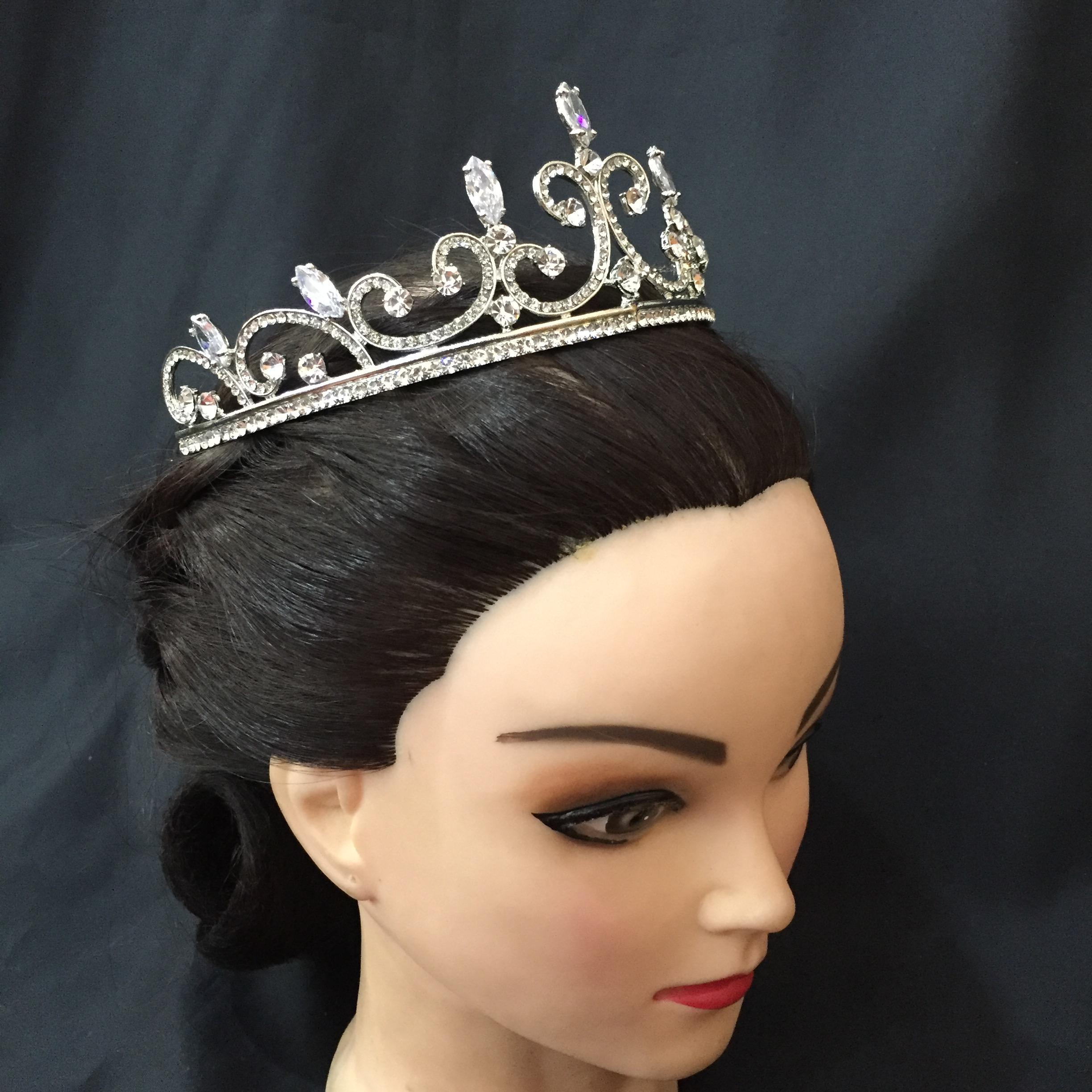 (พร้อมส่ง) เทียร่า 179 มงกุฎนางงาม มงกุฎเจ้าหญิง งานสวย ปราณีต QCเพชรทุกเม็ด สินค้าพร้อมส่งจากไทย