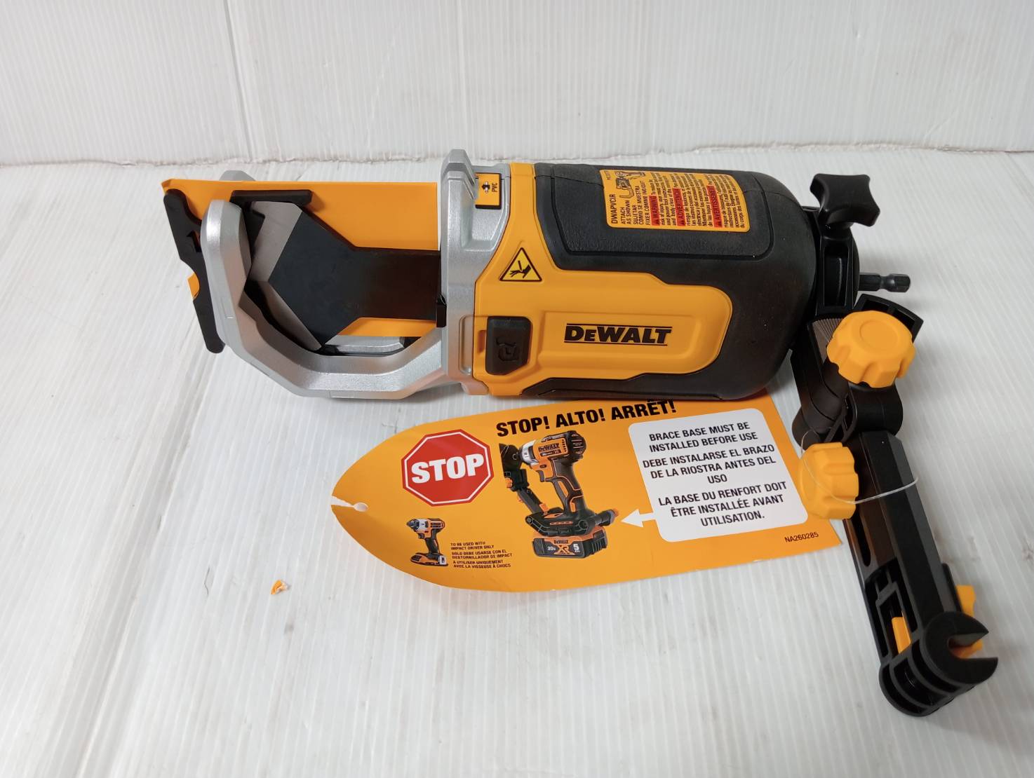 DEWALT อุปกรณ์เสริมสำหรับแปลงเป็นเครื่องตัดท่อ PVC/PEX DWAPVCIR