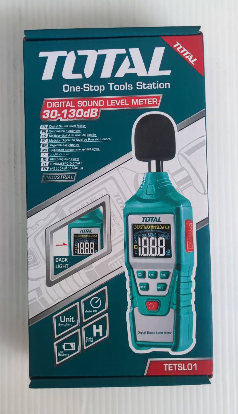 เครื่องวัดระดับเสียง TETSL01 ( Digital Sound Level Meter ) มิเตอร์วัดเสียง เครื่องวัดเสียง วัดระดับเสียง TOTAL