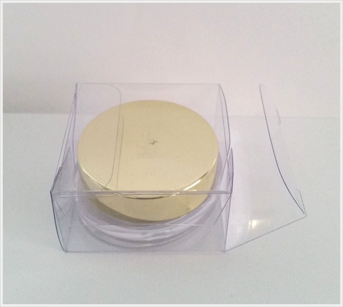 กล่อง ตลับครีม/กระปุกครีม ขนาด 4.1 x 4.1 x 2.3 cm