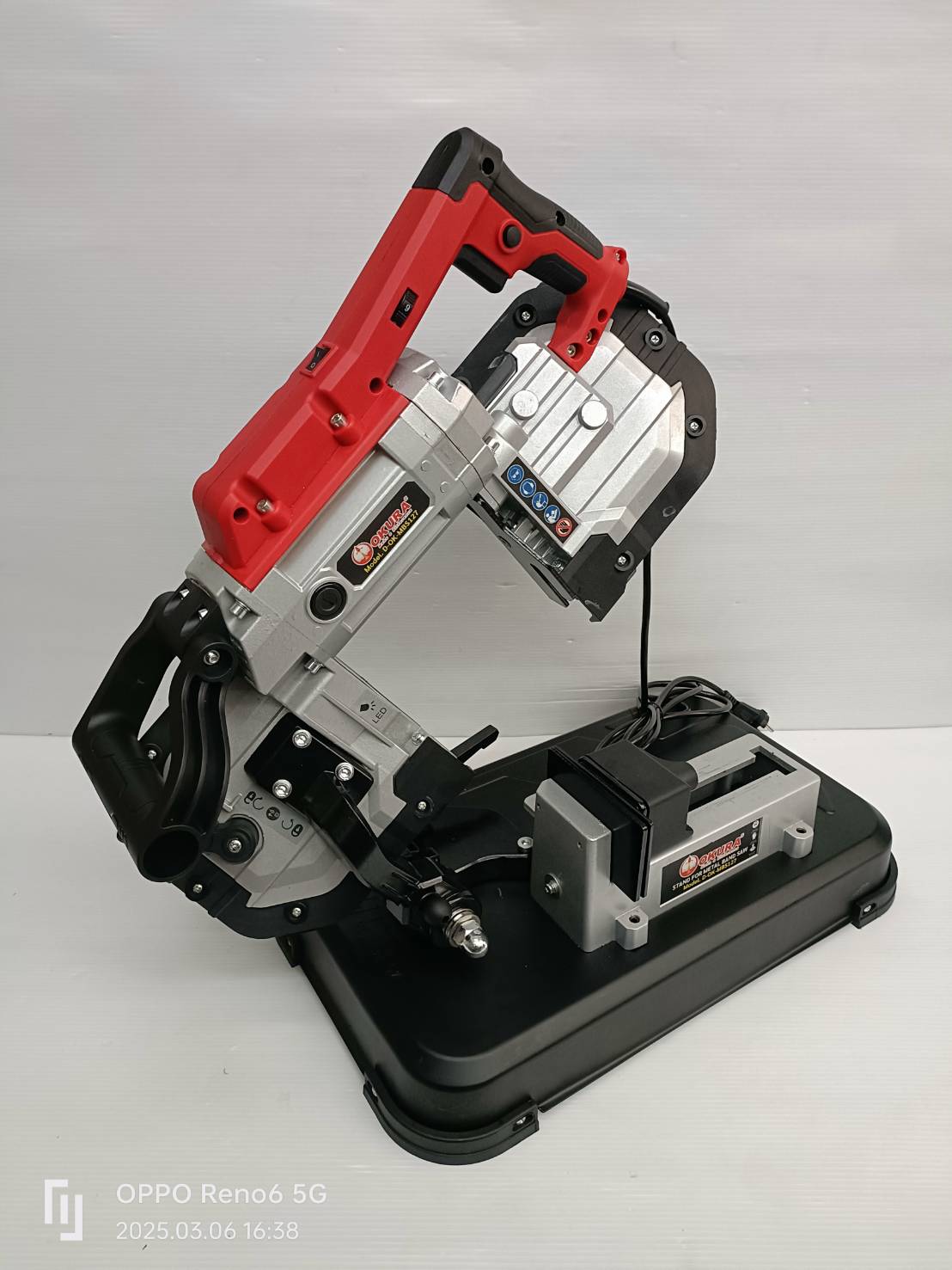 เลื่อยสายพานตัดเหล็ก รุ่น D-OK-MBS127 OKURA