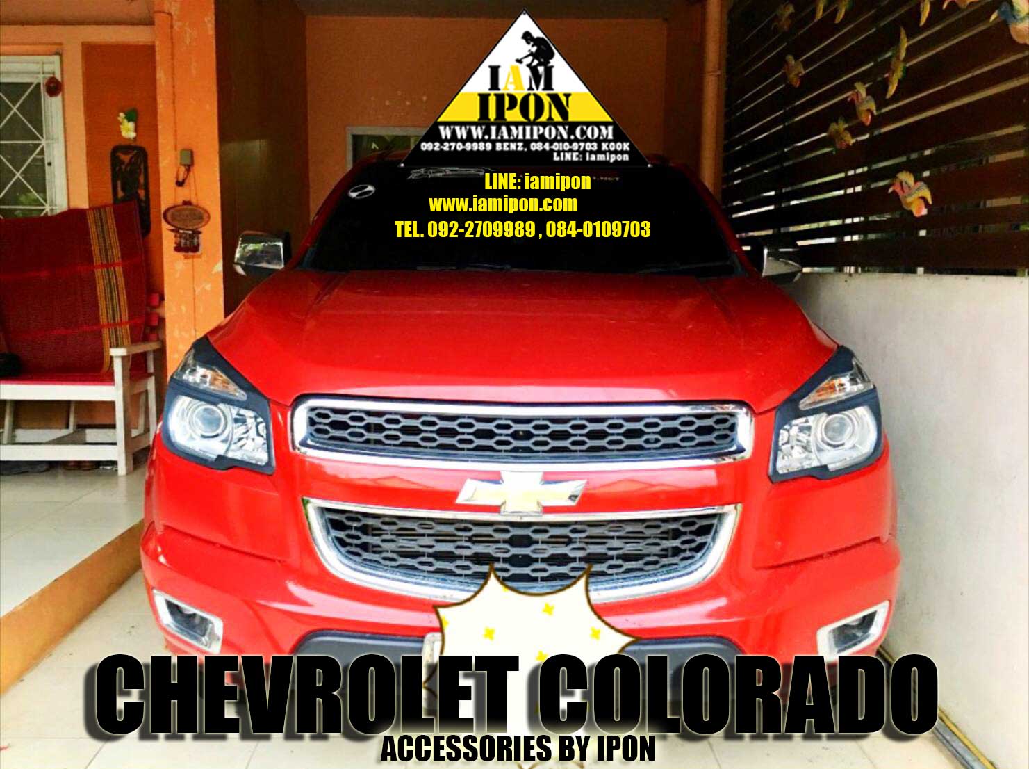 3D CHARACTER CHEVROLET COLORADO ตัวหนังสือติดรถนูน COLORADO