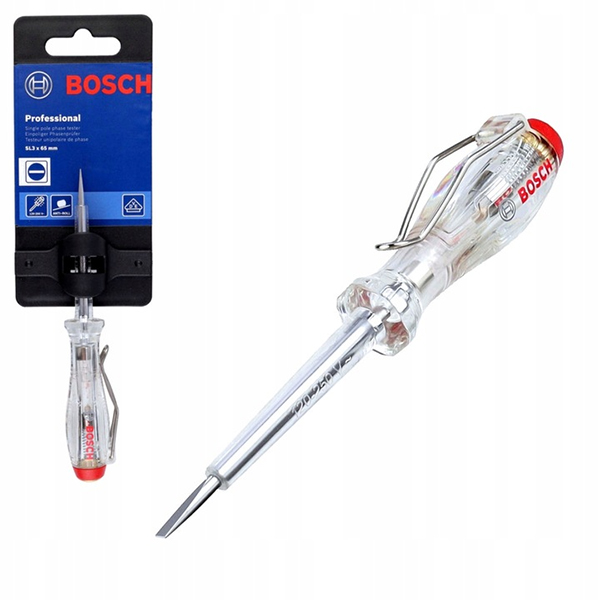 BOSCH Voltagetester ไขควงวัดไฟ SL3 (75มม.) 1600A02ND8