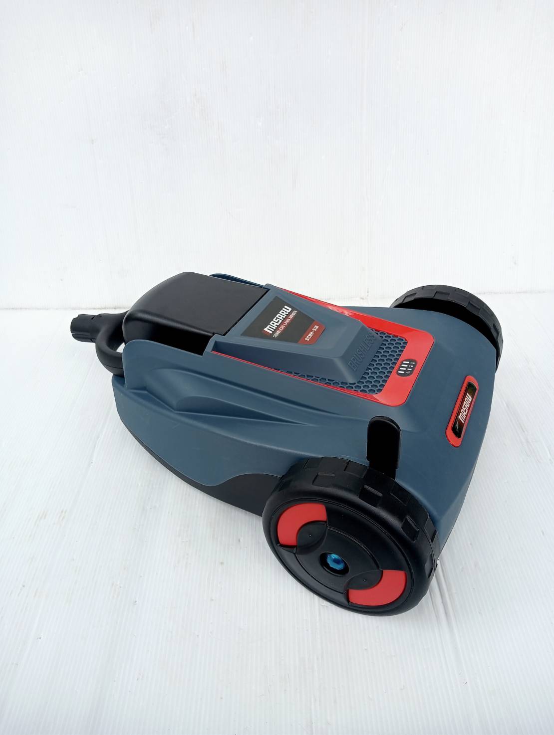 MASARU รถเข็นตัดหญ้า 2 ล้อ รุ่น SCMH-510 รถตัดหญ้า 20V เครื่องตัดหญ้า 6000 R/MIN ปรับความสูงได้