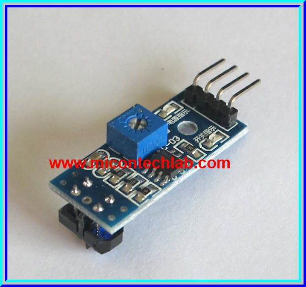 1x TCRT5000 เซ็นเซอร์อินฟาเรดสำหรับหุ่นยนต์วิ่งตามเส้น(Infrared Sensor)