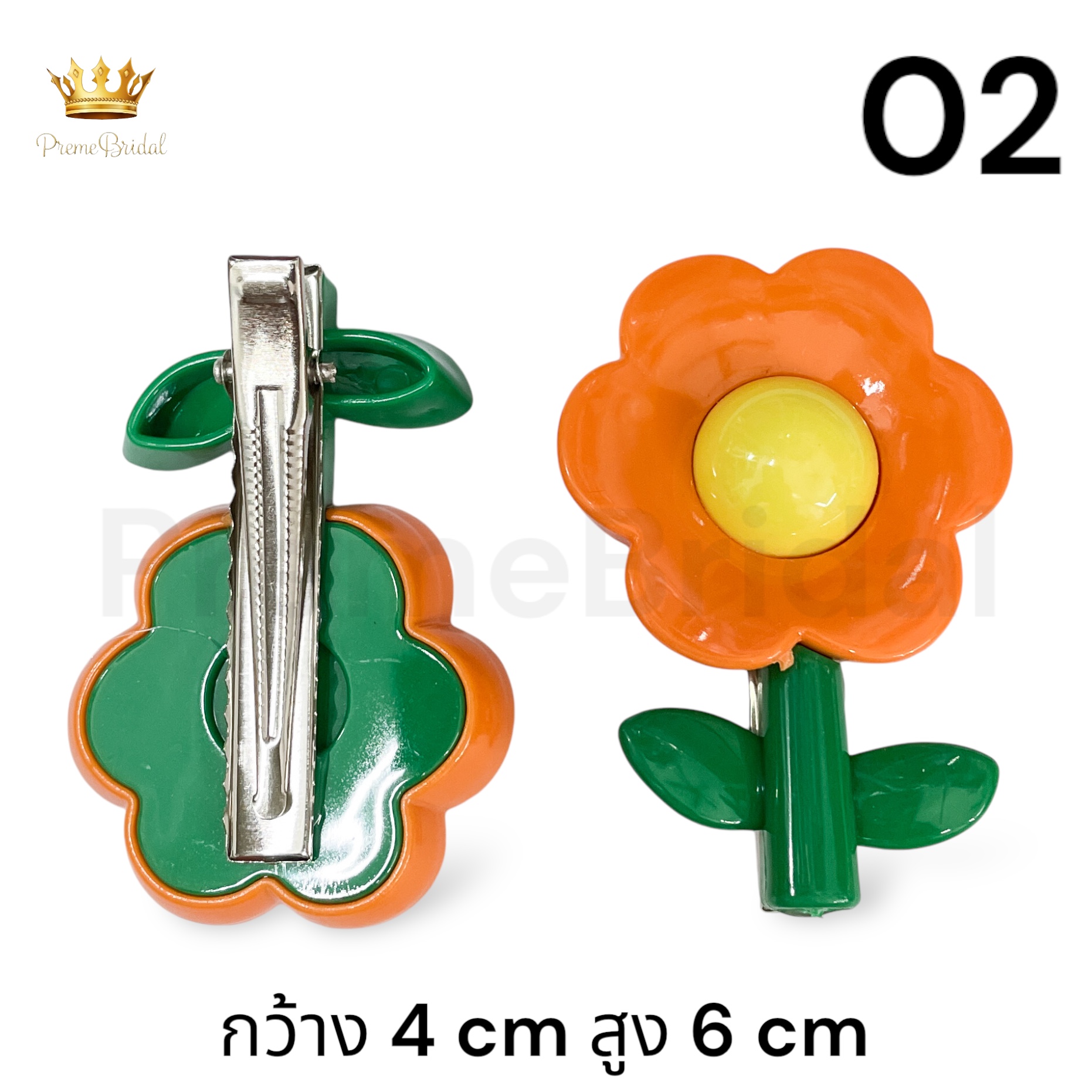 (สินค้าพร้อมส่งจากไทย) กิ๊บดอกไม้ติดผมแบบปากเป็ด สีสันสดใส งานตรงปก มีแบบใหม่เข้าตลอด