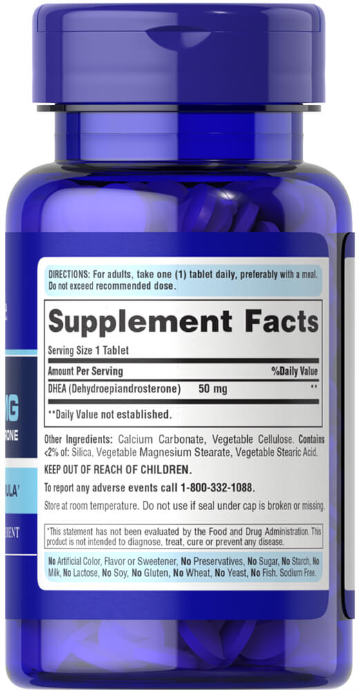 Puritan DHEA 50 mg 50 Tablets