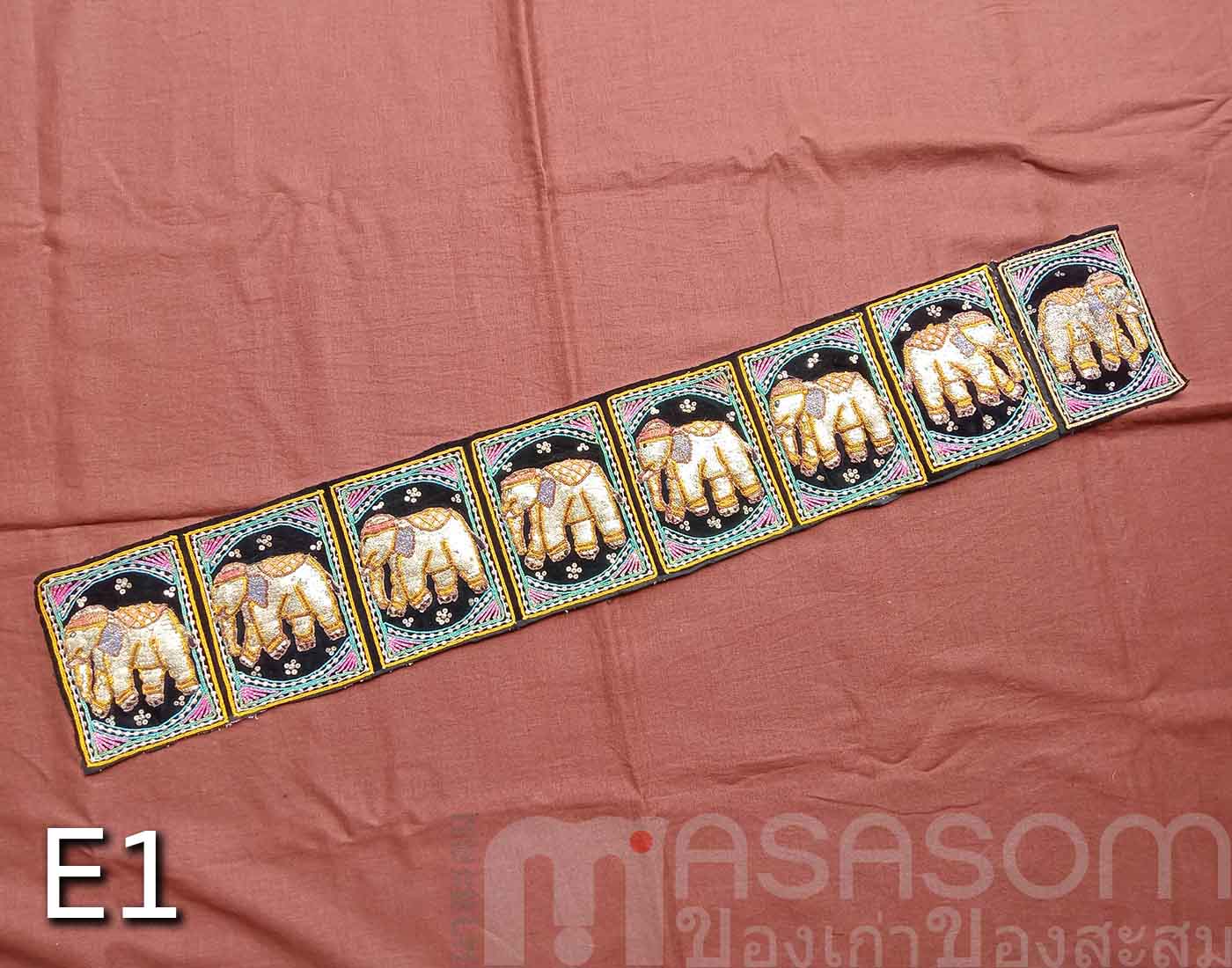 ผ้าปักรูปช้าง